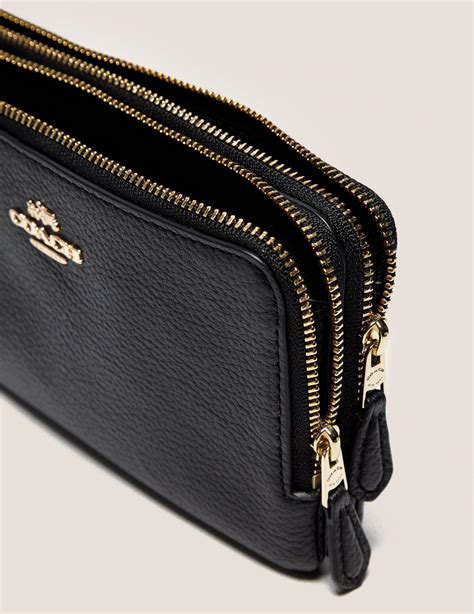 coach black clutch purse|coach clutch purse with strap.